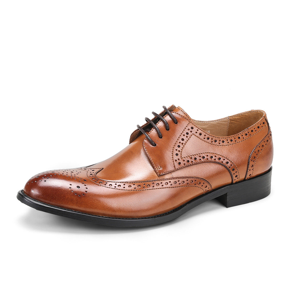Men's Genuine Leather Brogue Dress Shoes (Spring Collection)